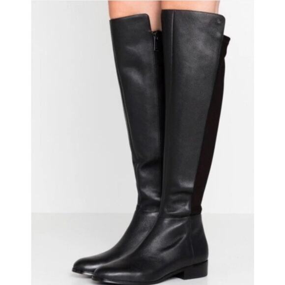MICHAEL Michael Kors Shoes - Michael Kors Bromley Flat Boots Faux Leather over the knee women’s 7.5 New